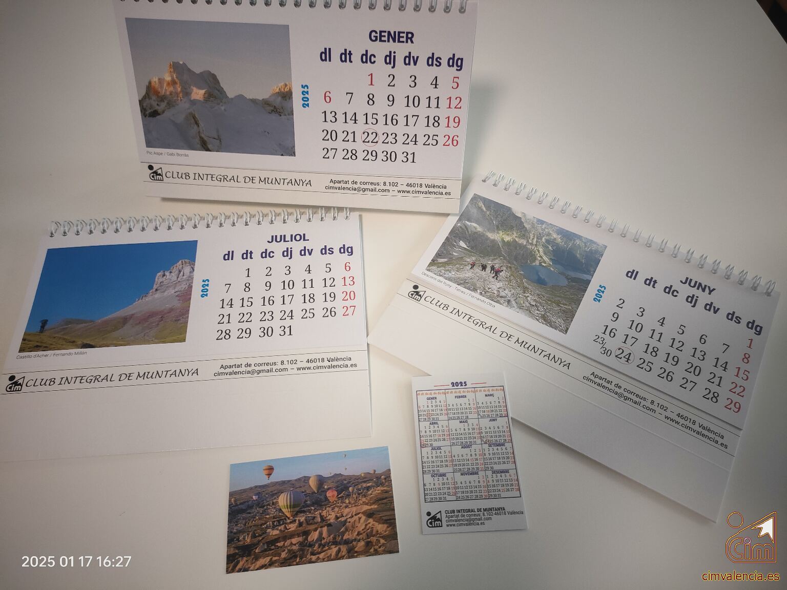 Calendarios CIM 2025